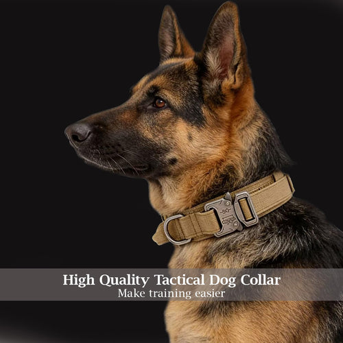 Tactical Nylon Dog Collar with Handle