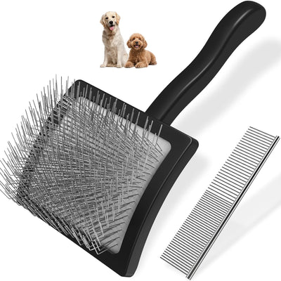 Professional Dog Grooming Brush And Comb Set