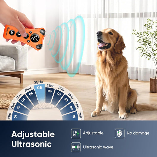Ultrasonic Dog Trainer Whistle Light