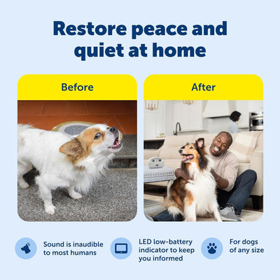 Indoor Ultrasonic Dog Bark Control Device I No Collar Needed