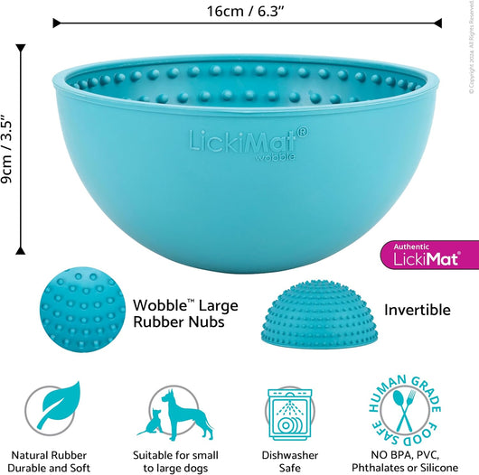 Dog Lick Mat Slow Feeder Bowl