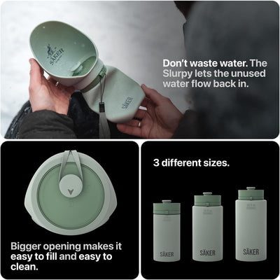 Collapsible Dog Water Bottle with Travel Bowl