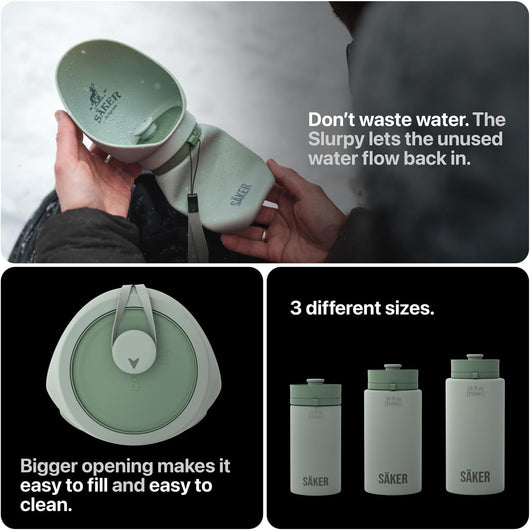 Collapsible Dog Water Bottle with Travel Bowl