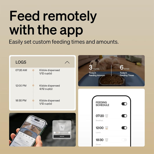 Smart Automatic Pet Feeder With Camera Monitoring