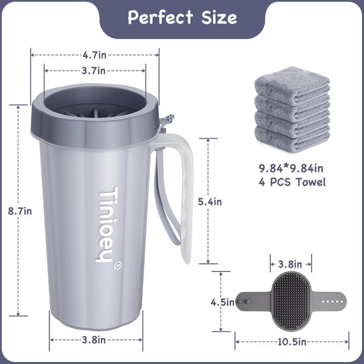 Paw Cleaner Cup With Handle