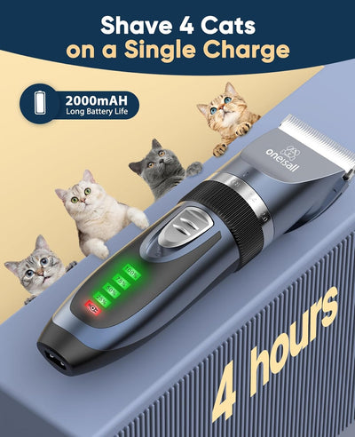 Quiet Pet Grooming Clipper Kit