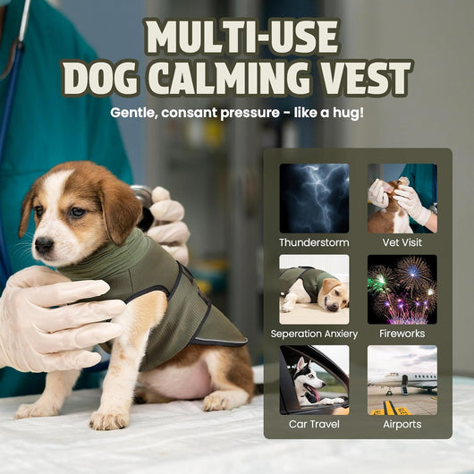 Calming Hoodie – Thunder & Fireworks Stress Relief Jacket for Dogs