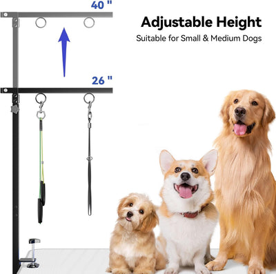 Foldable Adjustable Dog Grooming Arm Clamp Kit