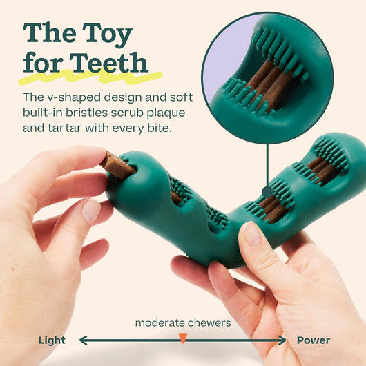 Woof Bite n' Brush Dog Toy