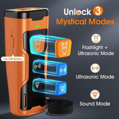 Ultrasonic Dog Bark Deterrent Device I 50FT Indoor & Outdoor