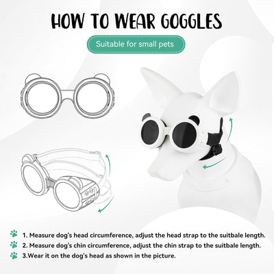 Dog Sunglasses UV Protection Cute Small Dogs