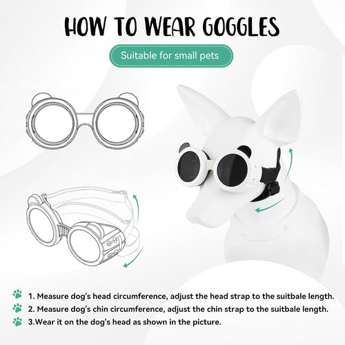 Dog Sunglasses UV Protection Cute Small Dogs
