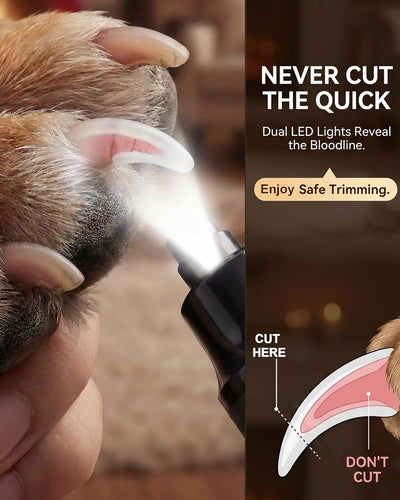 Professional Quiet Dog Nail Grinder