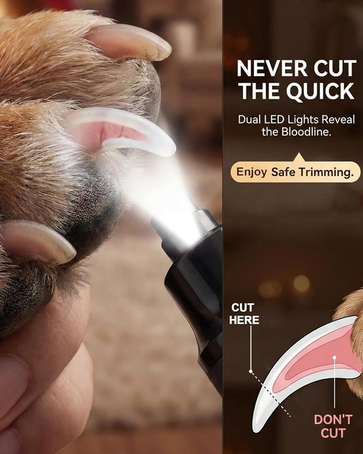 Professional Quiet Dog Nail Grinder