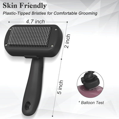 Self-Cleaning Shedding Brush for Dogs