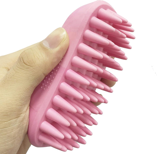 Silicone Pet Shampoo Massage Grooming Bath Brush