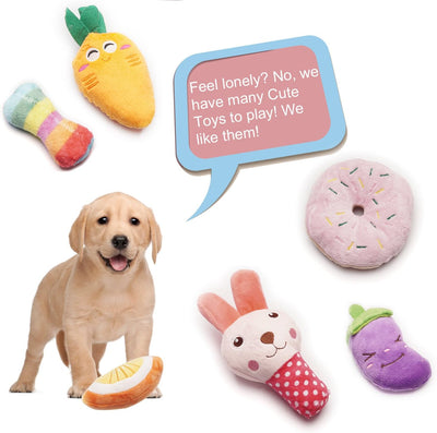 Squeaky Puppy Toy Pack for Small Dogs