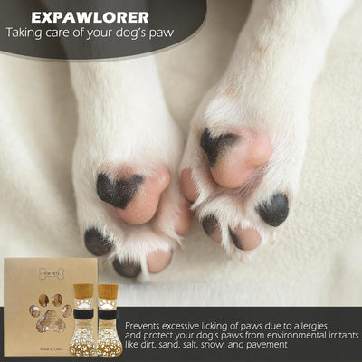 Anti-Slip Dog Boot Socks for Hardwood Floors