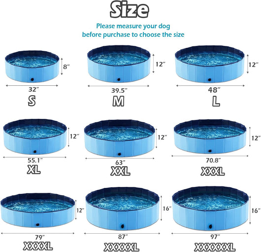 Foldable Dog Swimming Pool for Summer Adventures