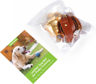 Elegant Leather Dog Potty Training Bells Set