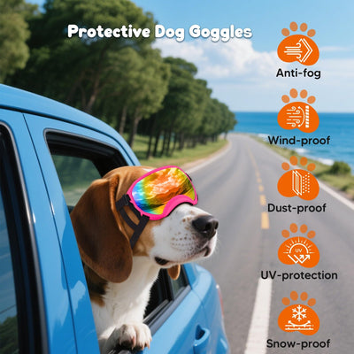Dog Goggles UV Protection Medium Large Dogs