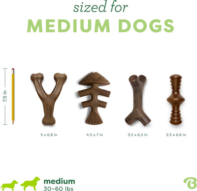 Benebone 4-Pack Medium Chew Bones