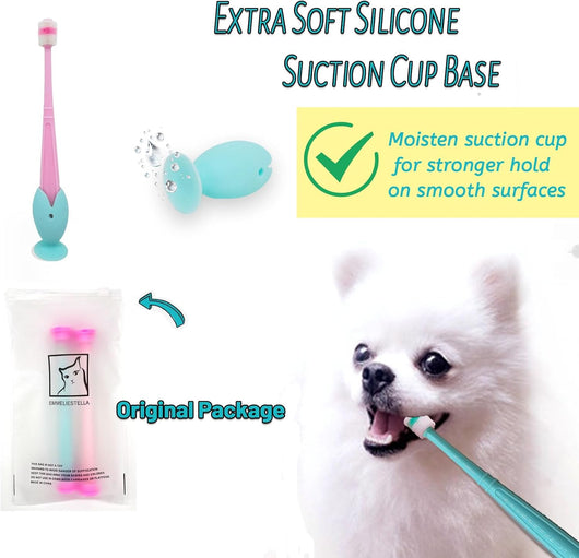 360° Silicone Toothbrush For Small Dogs