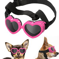 Small Dog Heart Sunglasses UV Protection Goggles