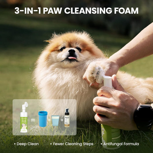 No-Rinse Pet Paw Foam Cleaner