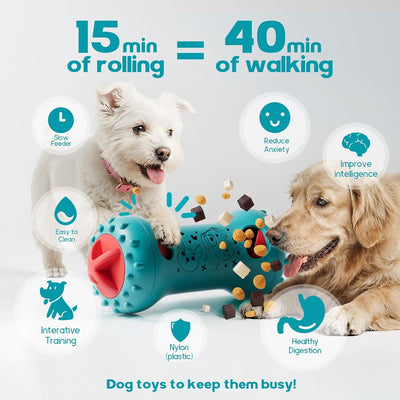 Interactive Treat Dispensing Roller for Bored Dogs