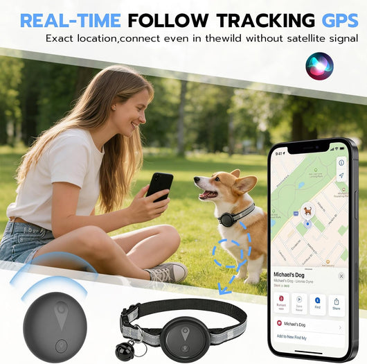 Smart Pet Tracker Collar Without Monthly Subscriptions