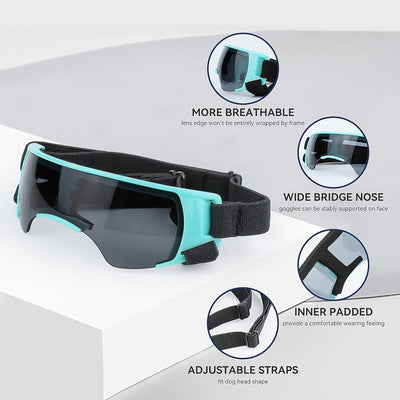 Dog Sunglasses for Small Dogs I UV400 Protective