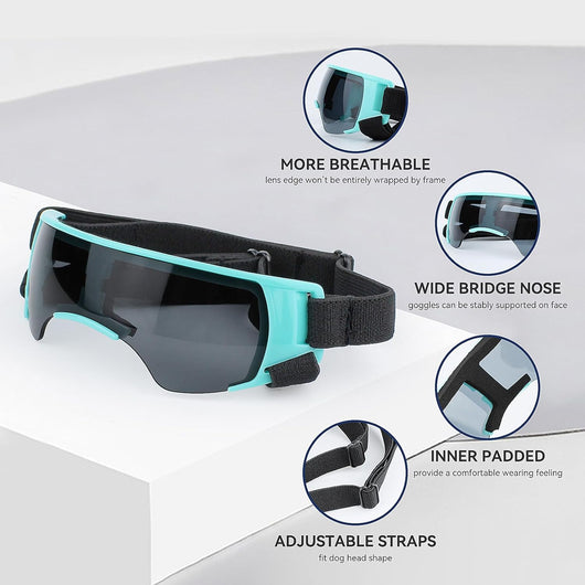 Dog Sunglasses for Small Dogs I UV400 Protective