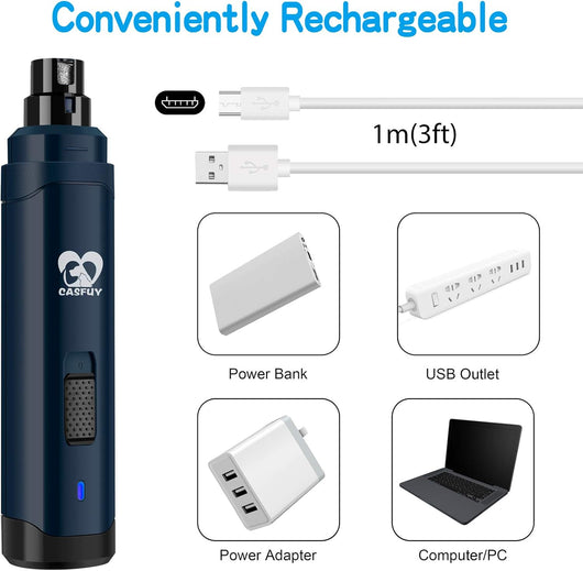 Quiet Rechargeable Dog Nail Grinder
