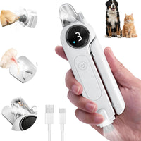 LED Dog Nail Clipper Grinder