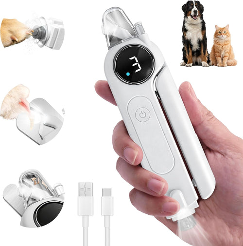 LED Dog Nail Clipper Grinder