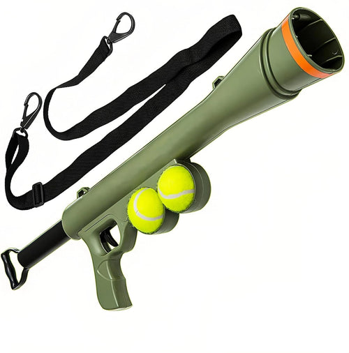 Dog Ball Launcher With Tennis Balls