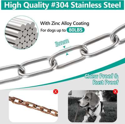 15FT Heavy Duty Dog Chain for Outside