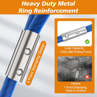 30FT Heavy Duty Dog Chain Tie Out Cable
