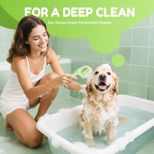 2-Pack Pet Shampoo Dispensing Bath Brushes