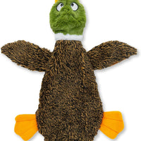 Squeaky Stuffless Duck Toy for Busy Dogs