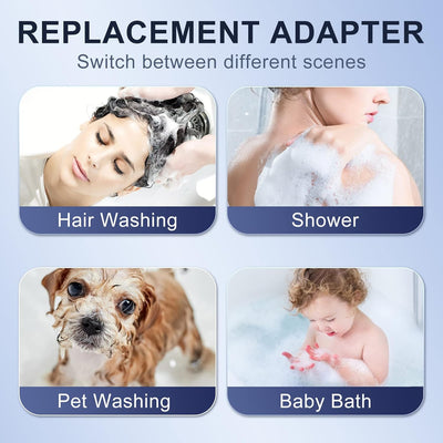 Pet Shower Sprayer with Universal Faucet Adapter
