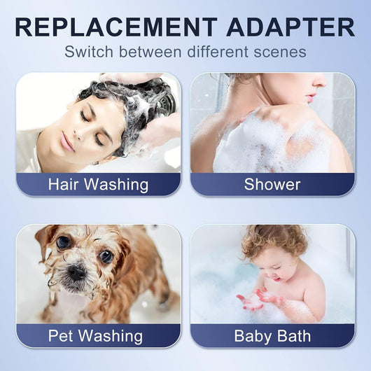 Pet Shower Sprayer with Universal Faucet Adapter
