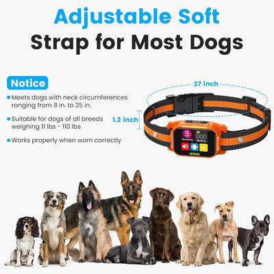 Smart Dog Bark Collar for Small, Medium I Large Dogs