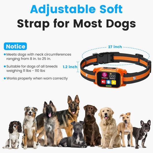 Smart Dog Bark Collar for Small, Medium I Large Dogs