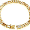 Gold Cuban Link Dog Chain Collar