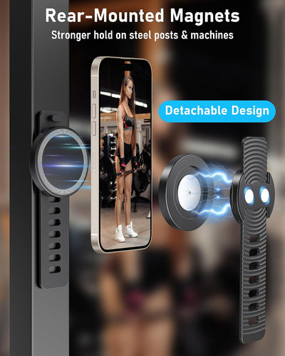 Magnetic Stroller Phone Holder With Adjustable Strap