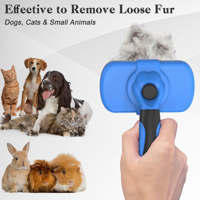 Self-Cleaning Slicker Brush for Dogs & Cats