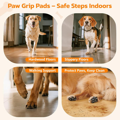 Anti-Slip Dog Paw Pad Shoes for Seniors