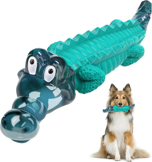 Alligator Nylon-Rubber Chew Toy